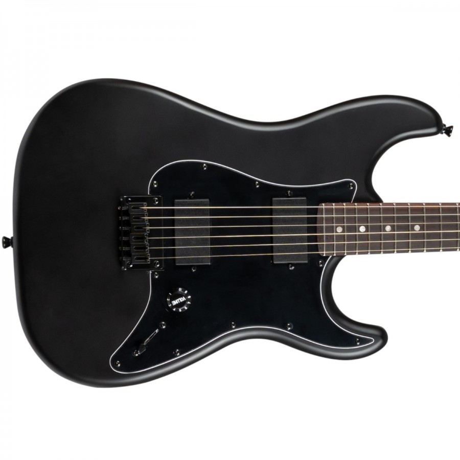 Jet Guitars JS-400 MBKR Roasted Maple / Rosewood with Black Hardware - Matt Black